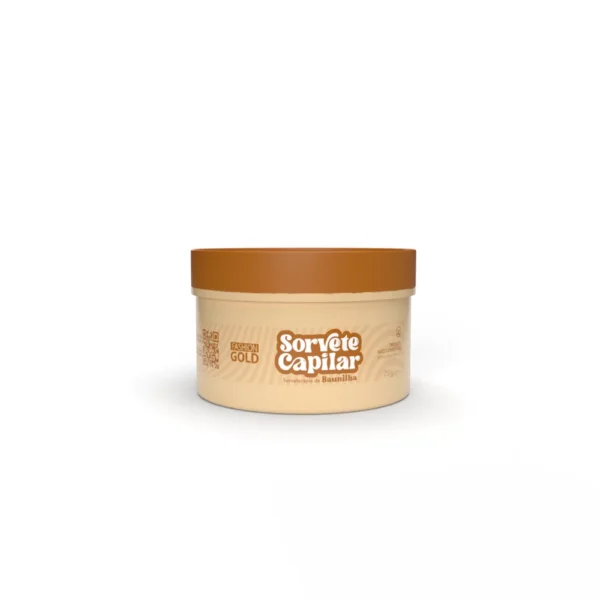 Sorvete Capilar - Sorveterapia de Baunilha 250g - Fashion Gold