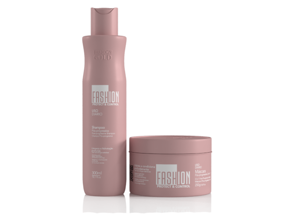 Kit Pós Progressiva 300ML / 250G - Fashion Gold