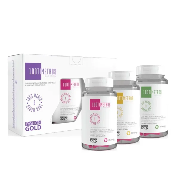 Kit 100timetros - 90 capsulas - Vitamina Capilar